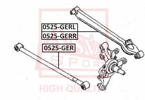 FEBEST FORD Querlenker hinten links 0525-GERL