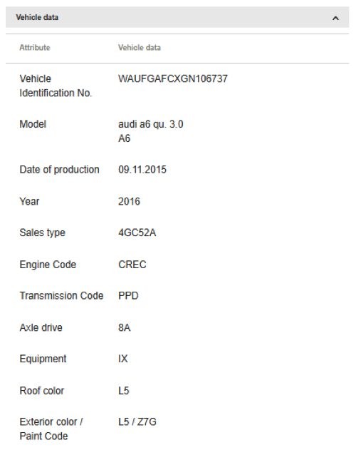 Audi 2012-2018 Audi A6 Door Belt Molding 4G08537632ZZ