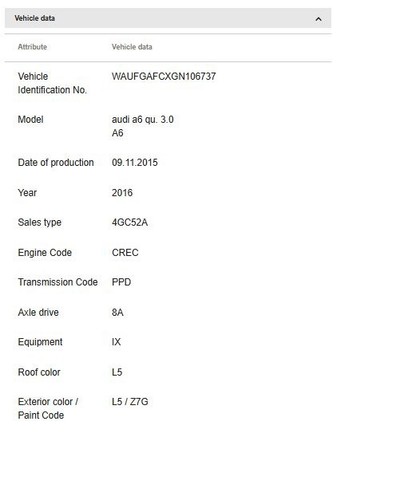 Audi 2016-2018 Audi A6 Exhaust Tail Pipe Tip 4G0253825N