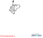 Mercedes-Benz 08-15 C300 Power Window Motor 2129066702