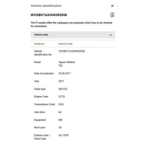 2017 Volkswagen Tiguan Front Brake Line 5N1614740B