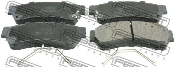 FEBEST 2006-2012 Ford Fusion Brake Pad Set 0501-GHF